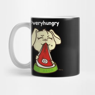 very hungry dog Mug